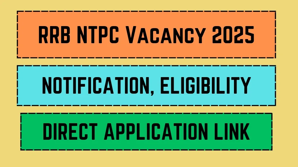 RRB NTPC Vacancy 2025: Notification, Eligibility, Direct Application Link